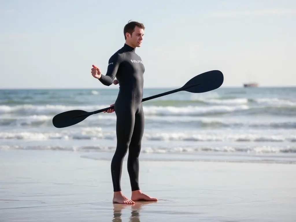 A person demonstrating proper Longe Côte technique, showcasing the physical benefits and skill development involved.