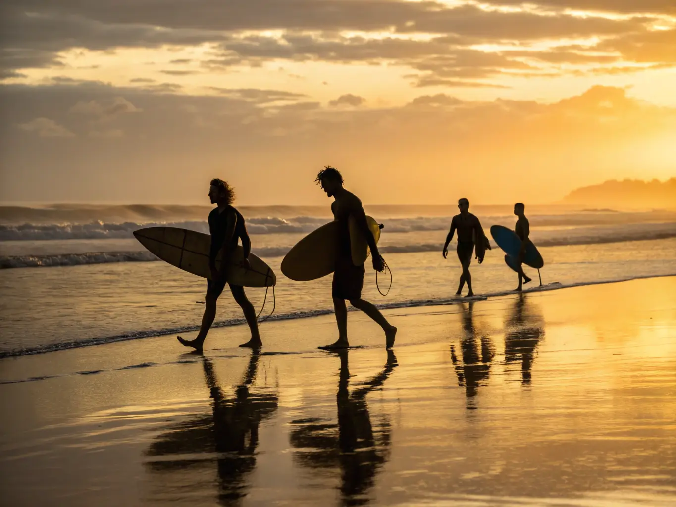 A serene image of a person practicing longe côte at sunrise, emphasizing the calming and meditative aspects of the activity.
